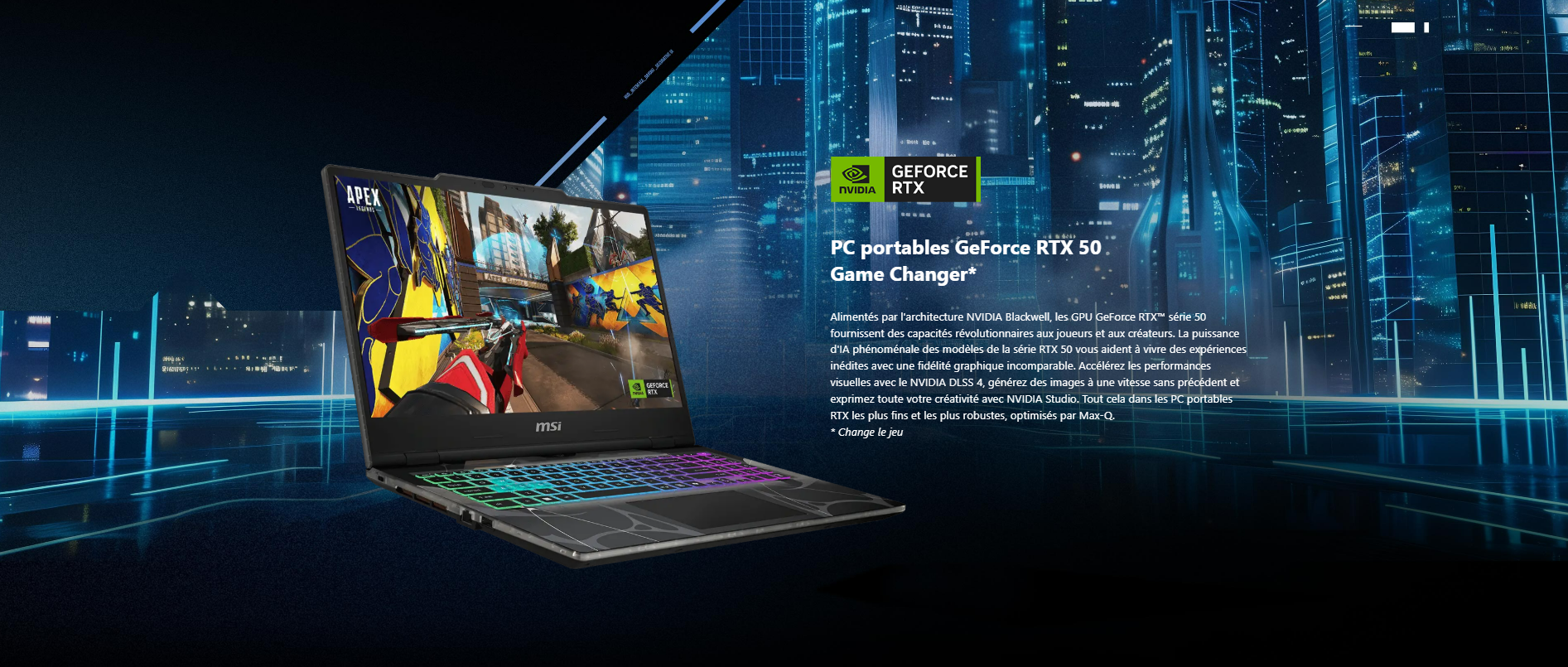 MSI Cyborg 15 - Vue 1